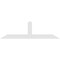 Ekena Millwork Portland Architectural Grade PVC Gable Bracket, 60"W x 17 1/2"H x 2"D x 4"F, 7/12 Pitch GBP060X18X0204POR00 - alternate 2